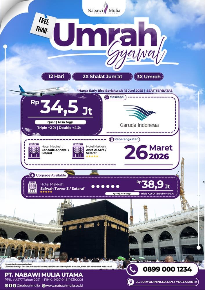 Syawal YIA maret 2026 Syawal YIA maret 2026